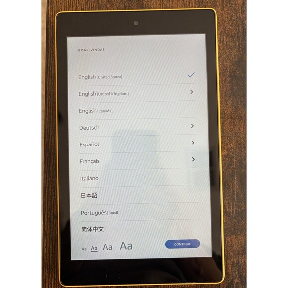 Amazon Fire HD 8 (8th Generation) 16 GB Wi-Fi 8 in Screen Canary Yellow - Picture 4 of 5